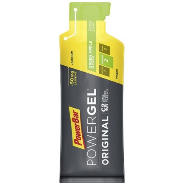 Powerbar PowerGel Original 41gr - Green Apple (Caffeine)