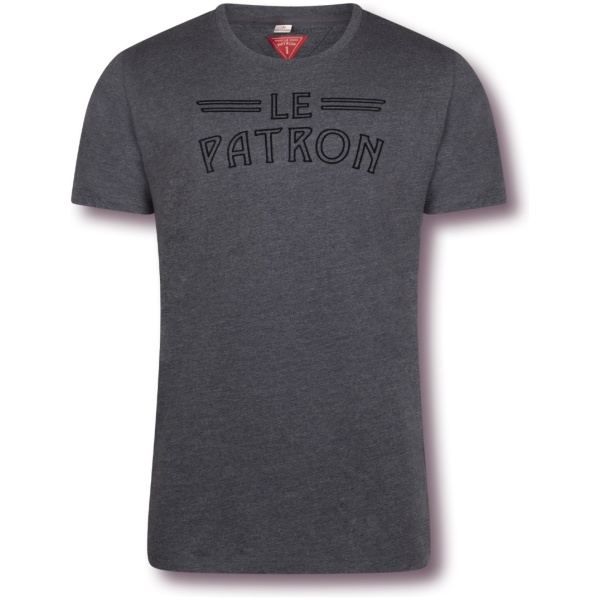 Lepatron logo tee grijs Large Dark Grey