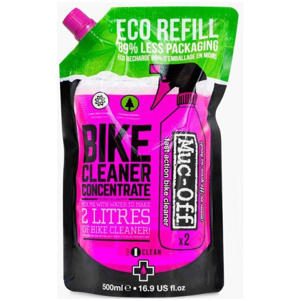 Muc Off Grs nano gel concentraat reiniger navul zak 500ml Geel