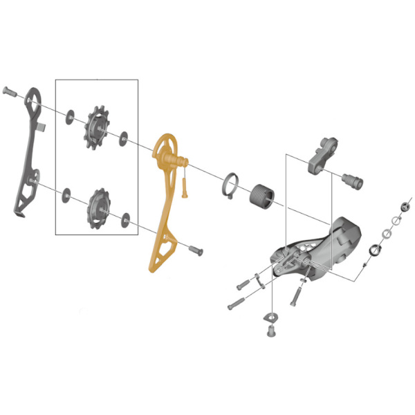 Shimano Geleideplaat Buiten (GS) r8000