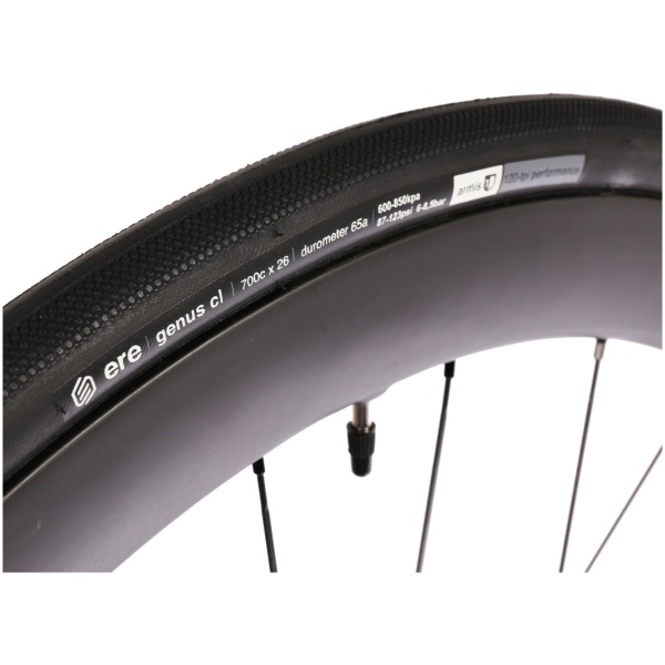 Ere Research ERE GENUS CL CLINCHER PRO ROAD TIRE 120TPI BLACK - Afbeelding 4