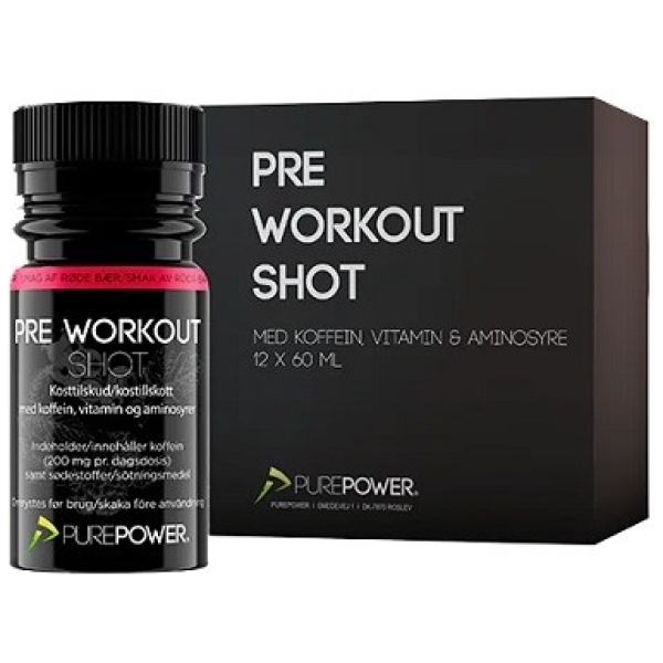 Pure Power Pre Workout Shot 12pcs