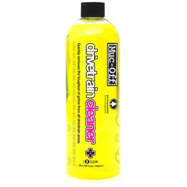 Muc Off Muc-off drivetrain cleaner kettingreiniger 750ml Geel