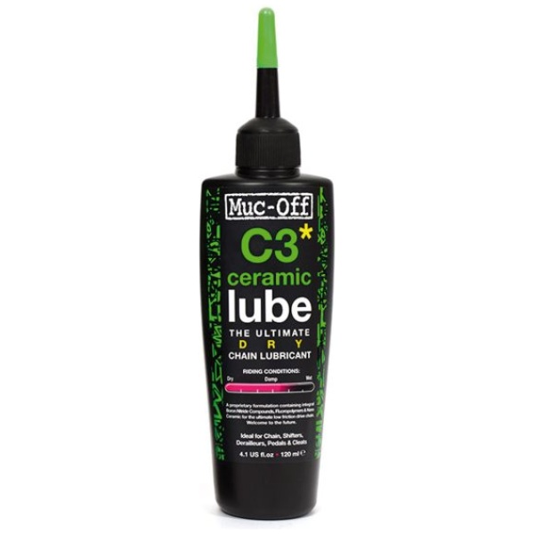 Muc Off Muc-off dry lube c3 kettingolie ceramic 120ml Pink