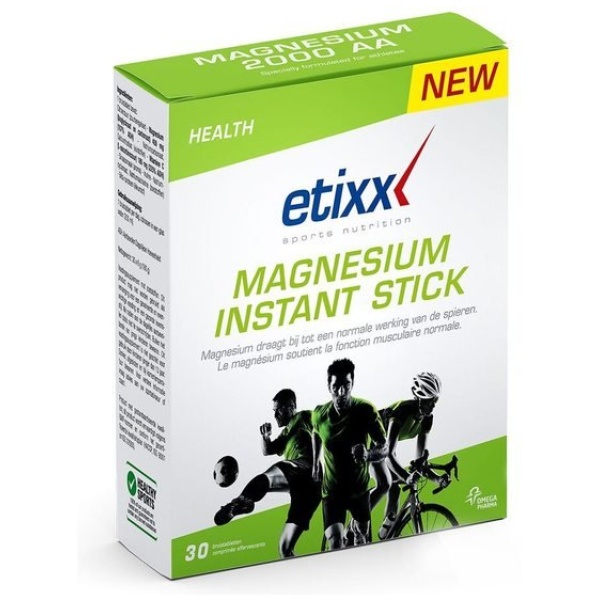 Etixx health magnesium instant stick 30 sticks - Afbeelding 3