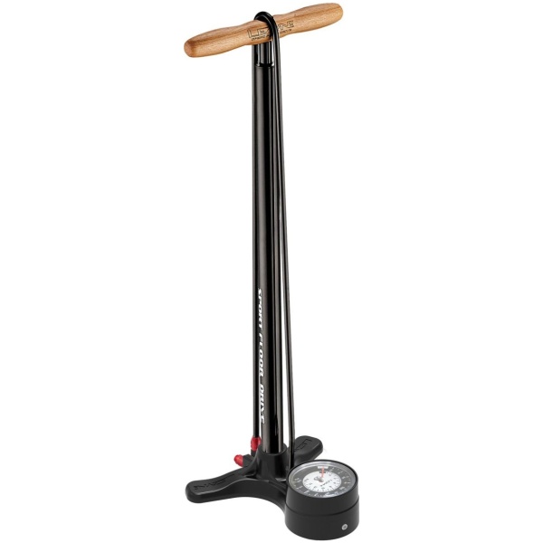 Lezyne Floor Pump Sport Floor Drive, black, 220psi, 63,5cm, 3.5 Gauge Gloss Black