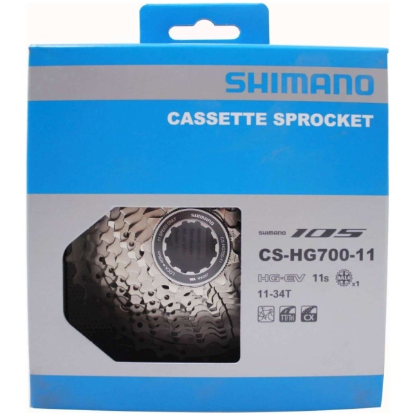 Shimano Cassette 105 CS-R7000 11 Speed 12-25 Zilver - Afbeelding 2