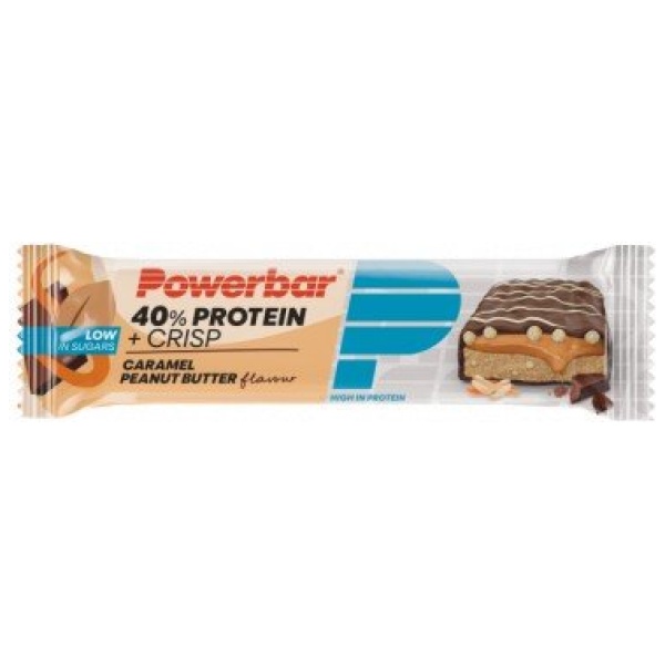 Powerbar protein crisp 40% caramel peanutbutter