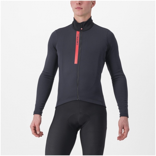 Castelli ENTRATA THERMAL JERSEY LIGHT BLACK/RED - Afbeelding 3