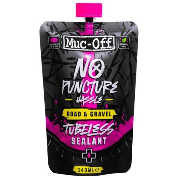 Muc Off Muc-off road & gravel tubeless sealant 140ml Zwart