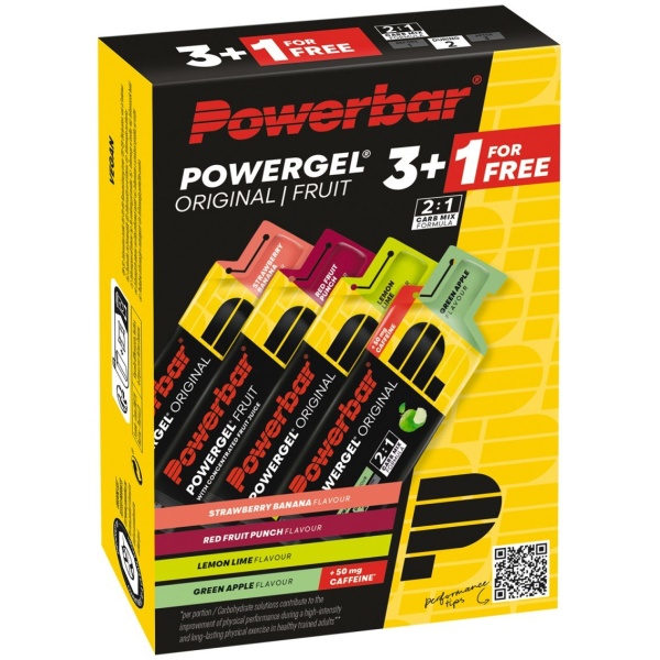 Powerbar PowerGel MultiPack (10 packs of 3+1 X 41gr) - Mixed Flavours - New19 - Afbeelding 2