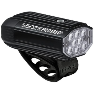 Lezyne MICRO DRIVE PRO 1000+ FRONT SATIN BLACK