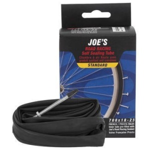 Joes BIB SELF SEALING TUBE FV 60MM 700X18-25C (ROAD) Zwart