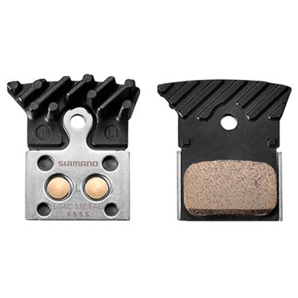 Shimano Schijfremblokken Metal L04C Zwart