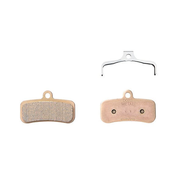 Shimano Schijfremblokken Metal D02S Goud