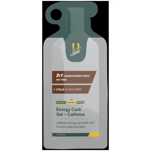 U-sport Energie Carb Gel + Caffeine - cola Grijs