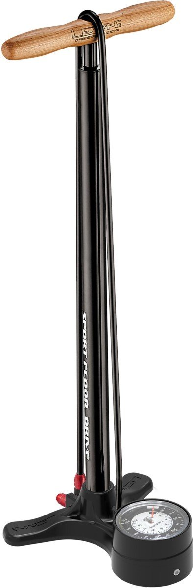 Lezyne Floor Pump Sport Floor Drive, black, 220psi, 63,5cm, 3.5 Gauge GLOSS BLACK - Afbeelding 3