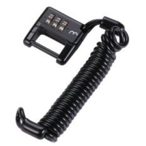 BBB BBL-52 Fietsslot MiniSafe Coil Cable 3mmx120cm Zwart