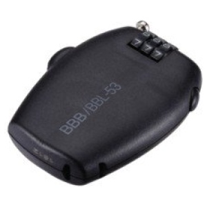 BBB BBL-53 Fietsslot MiniCase Coil Cable Zwart
