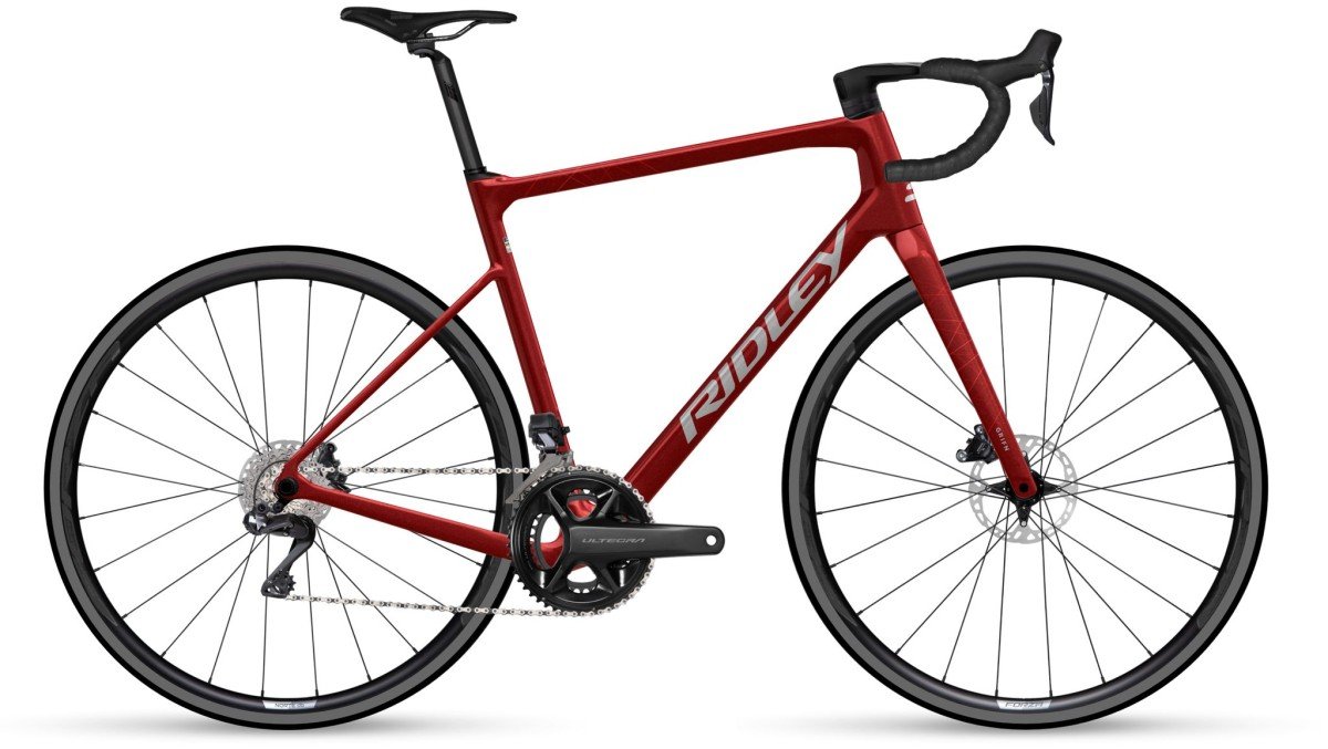Ridley Grifn Road Shimano 105 DI2 // 2x12s GRC26D4s - Candy Red Metallic Silver 2026