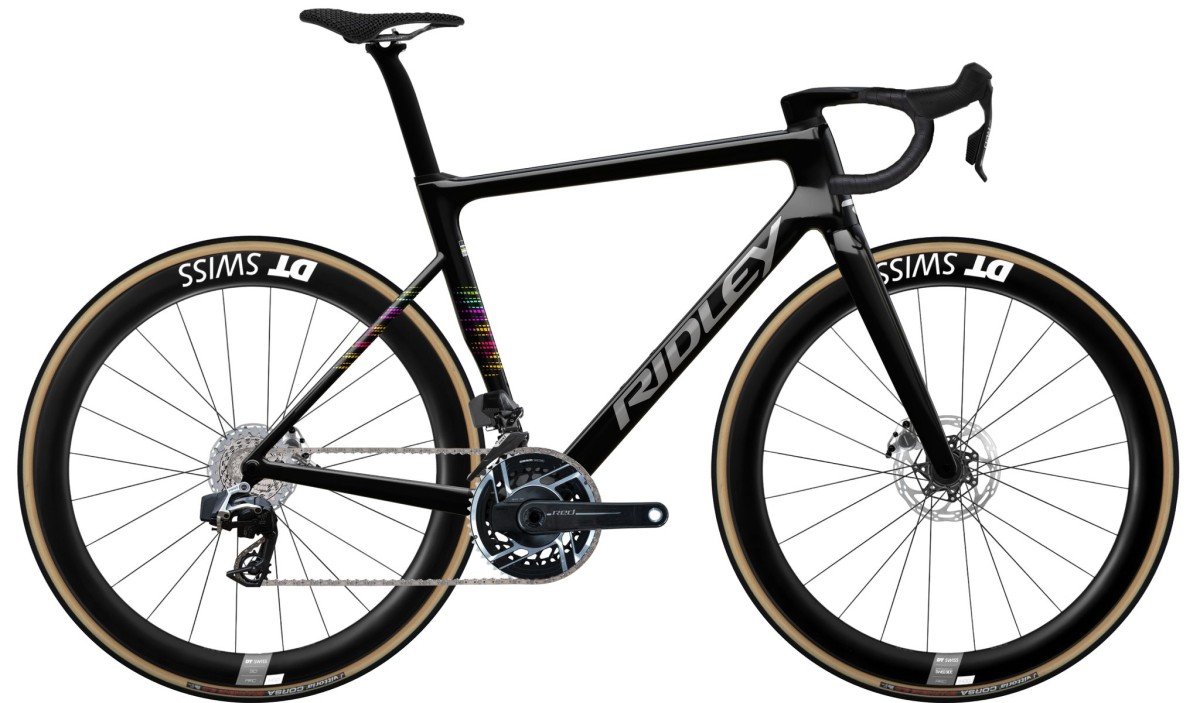 Ridley Falcn RS Shimano Ultegra DI2 2x12sp FRS26D3s - UD Carbon/Silver/Neon 2026