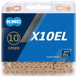 Kmc KETTING X10EL TI-N 114L Goud